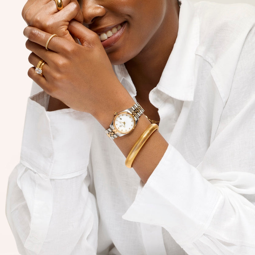 Stretch Bangle (Gold)