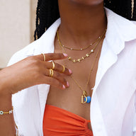 Paperclip Custom Name Necklace (Gold)