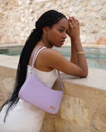 Lilac Underarm Scoop Bag