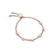 Made Mine Name Bracelet (Rose Gold)