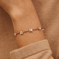 Made Mine Name Bracelet (Rose Gold)
