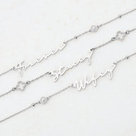Signature Name Bracelet (Silver)