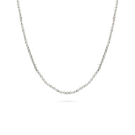 Layering Box Chain Necklace (Silver)