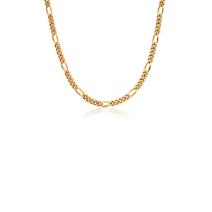 Layering Small Figaro Chain Necklace (Gold)