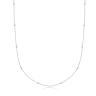 Sphere Chain Necklace (Silver)