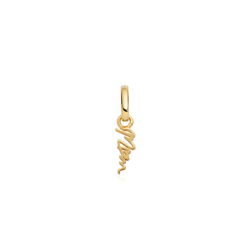 Stacey's Stories Script Mum Pendant (Gold)
