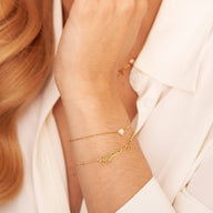 Mini Heart Birthstone Gift Set (Gold)