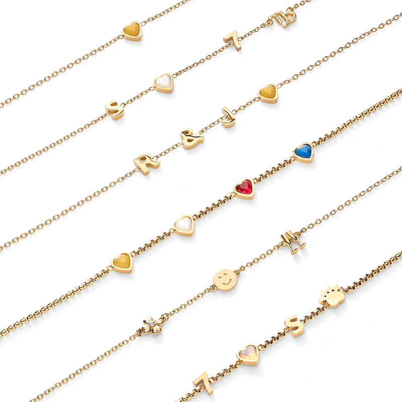 TEST Stacey Solomon Gift Builder Necklace (Gold)