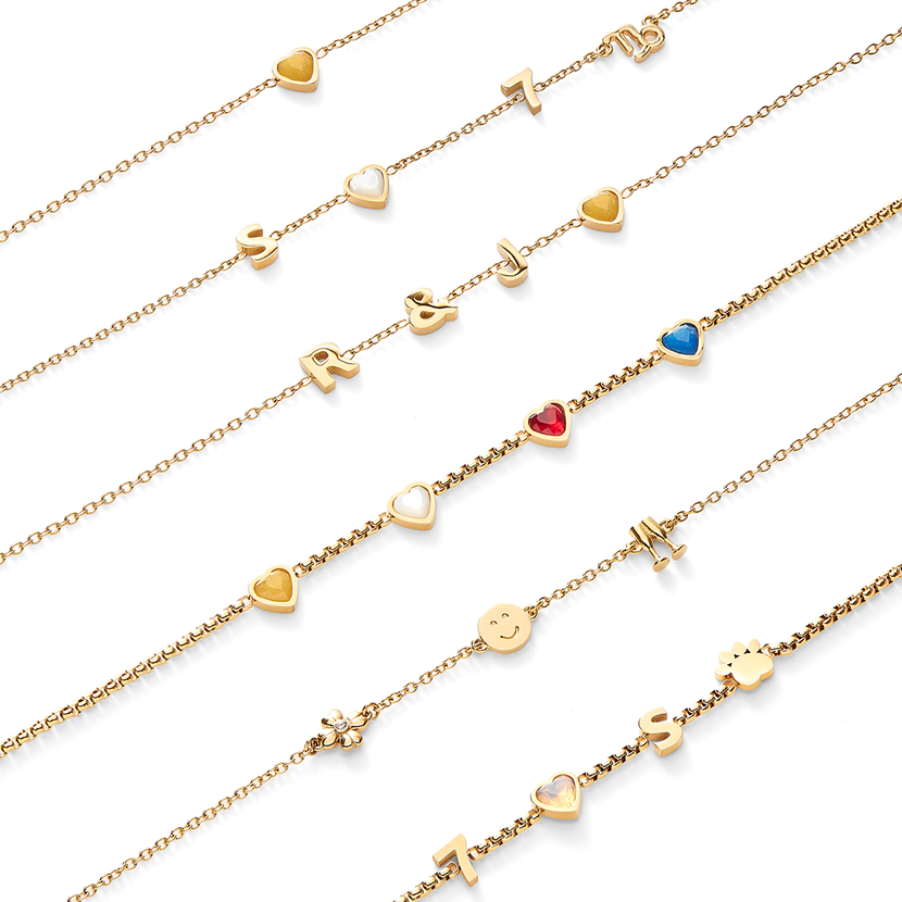 TEST Stacey Solomon Gift Builder Necklace (Gold)