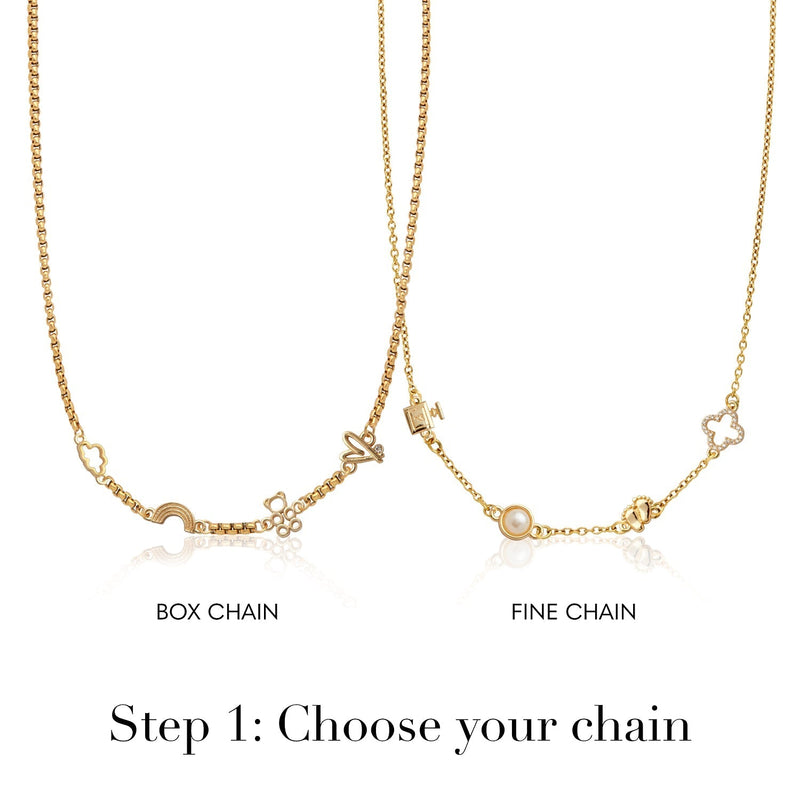 TEST TEST Stacey Solomon Gift Builder Necklace (Gold)