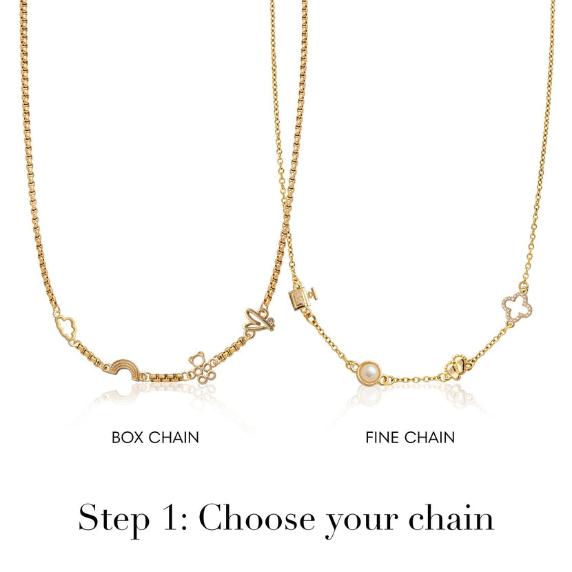 TEST TEST Stacey Solomon Gift Builder Necklace (Gold)