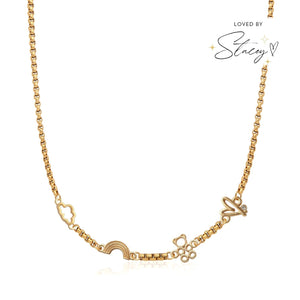 TEST TEST Stacey Solomon Gift Builder Necklace (Gold)