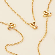 Stacey's Stories Doodle Heart Bracelet (Gold)