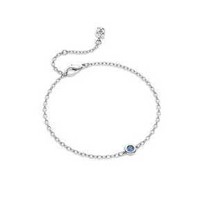 🎁 Fine Molten Birthstone Bracelet (Silver) (100% off)