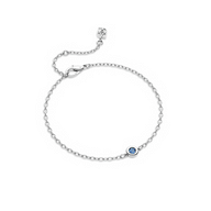 🎁 Fine Molten Birthstone Bracelet (Silver) (100% off)