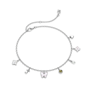Made Mine Fine Charm Anklet (Silver)
