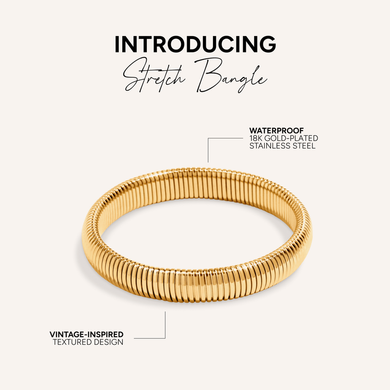 Stretch Bangle (Gold)