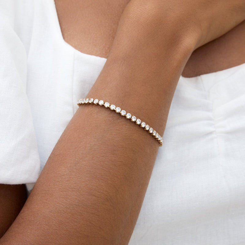 Tennis Bracelet (Rose Gold)