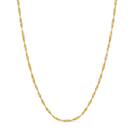Layering Twisted Chain Necklace (Gold)