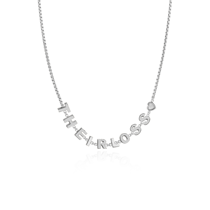 "Their Loss" Necklace (Silver)