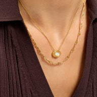 Vintage-Inspired Necklace Set (Gold)