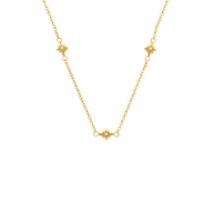 Written In The Stars Handwriting Tag Necklace (Gold)