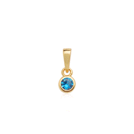 Stacey's Stories Birthstone Pendant (Gold)