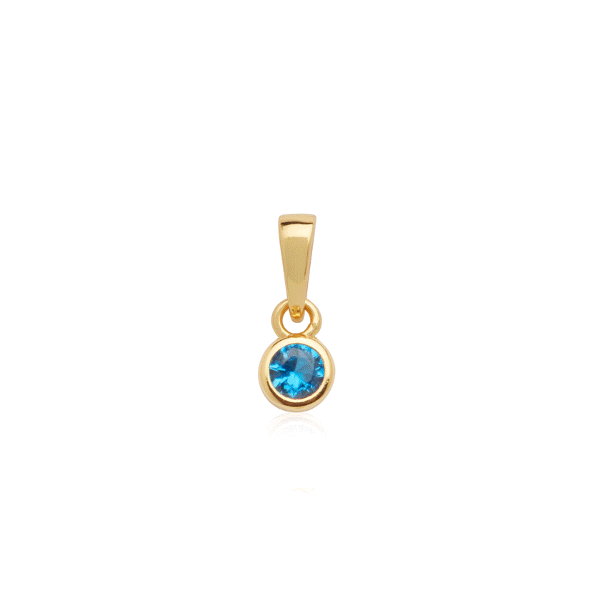 Stacey's Stories Birthstone Pendant (Gold)