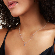 Stacey's Stories Doodle Heart Pendant (Silver)