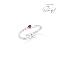 Birthstone Ring (Silver)