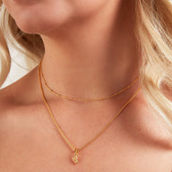 Stacey's Stories Doodle Heart Pendant (Gold)