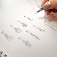 Stacey's Stories Doodle Heart Pendant (Gold)