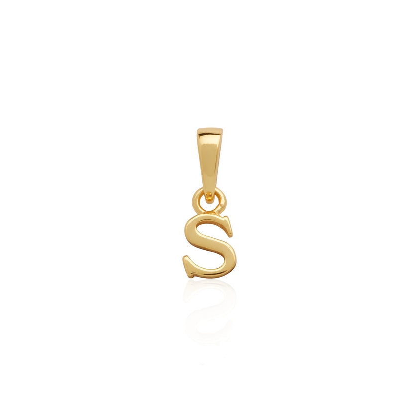 Stacey's Stories Initial Pendant (Gold)