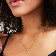 Stacey's Stories Initial Pendant (Gold)