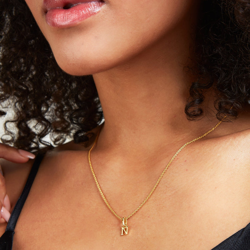 Stacey's Stories Initial Pendant (Gold)