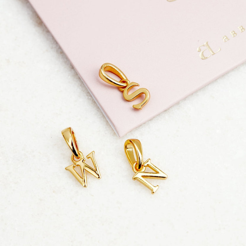Stacey's Stories Initial Pendant (Gold)
