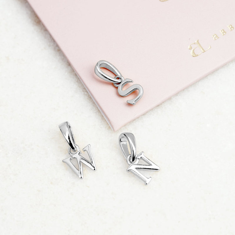 Stacey's Stories Initial Pendant (Silver)