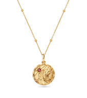 Custom Talisman Coin Necklace (Gold)