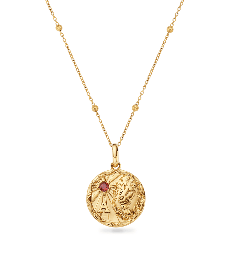 Custom Talisman Coin Necklace (Gold)
