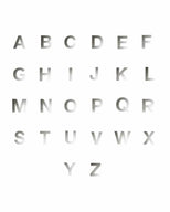 Birthstone & Little Luxe Letter Bracelet (Silver)