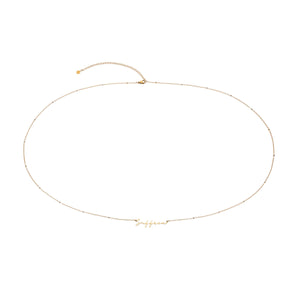 Crystal Custom Body Chain (Gold)