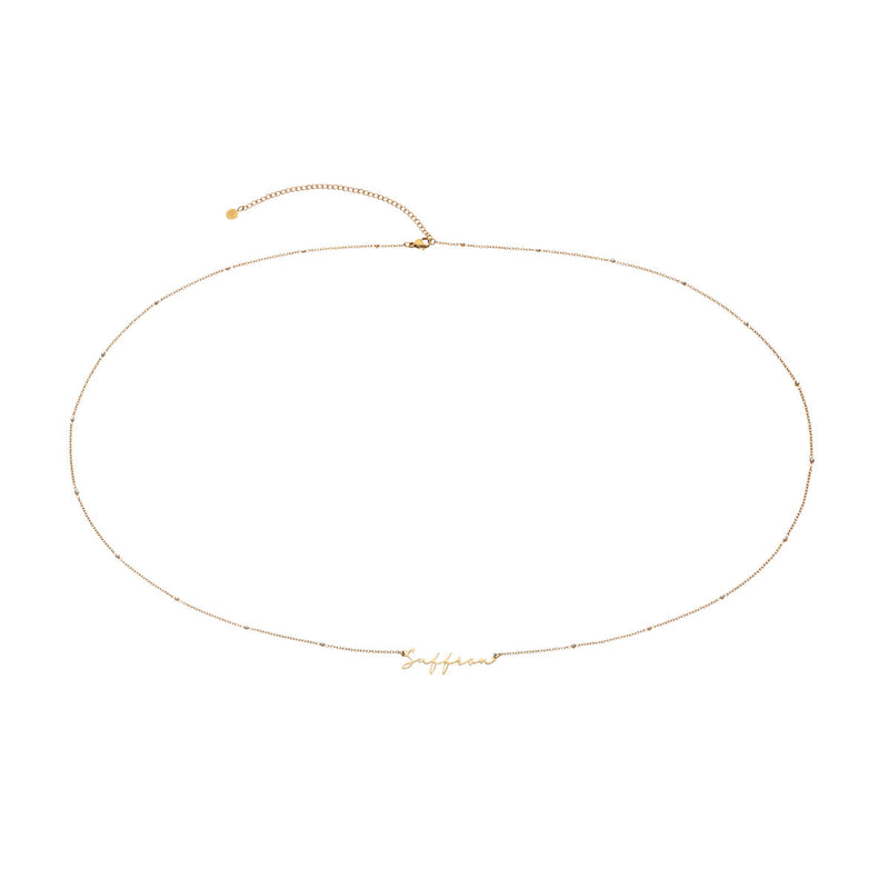 Crystal Custom Body Chain (Gold)