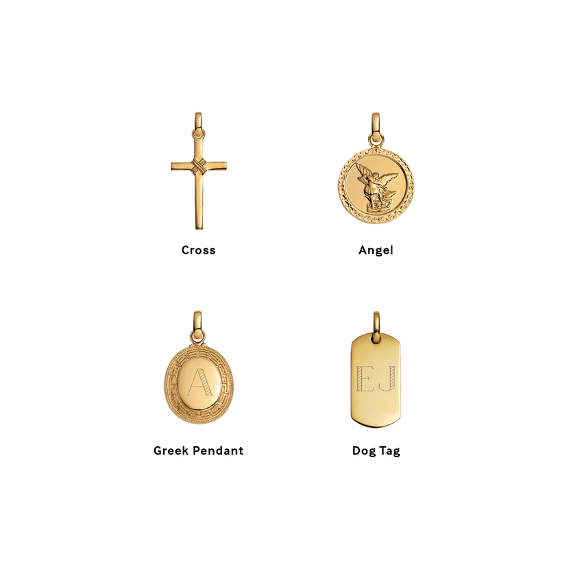 Curb Chain Necklace 20 in (Brass)