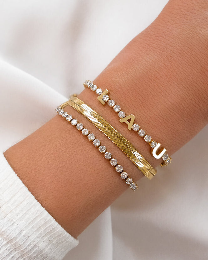 Custom Tennis Name Bundle (Gold)