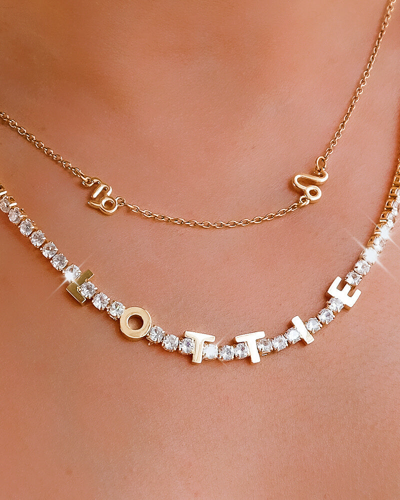 Custom Tennis Name Bundle (Gold)