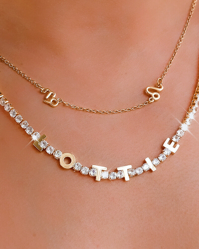 Custom Tennis Name Bundle (Gold)