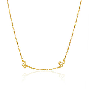 Double Zodiac Necklace (Gold) (Copy)