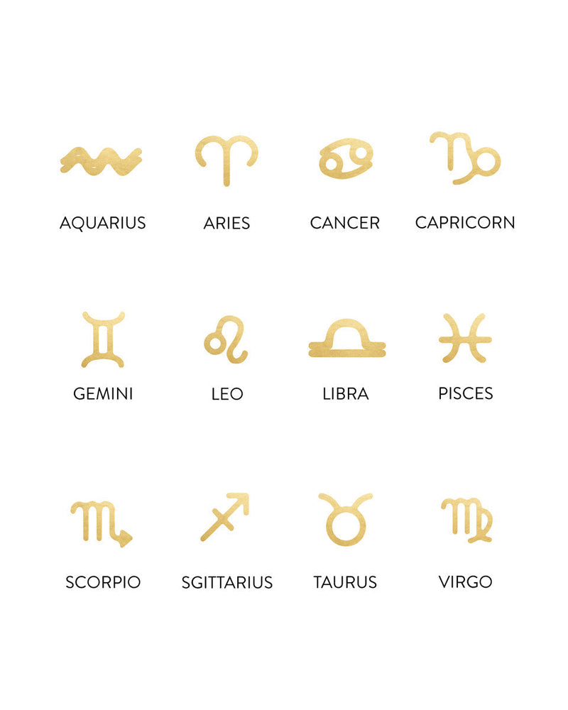 Double Zodiac Necklace (Gold) (Copy)