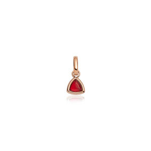 Droplet Birthstone Pendant (Rose Gold)