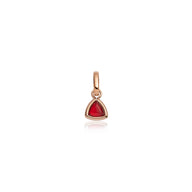 Droplet Birthstone Pendant (Rose Gold)